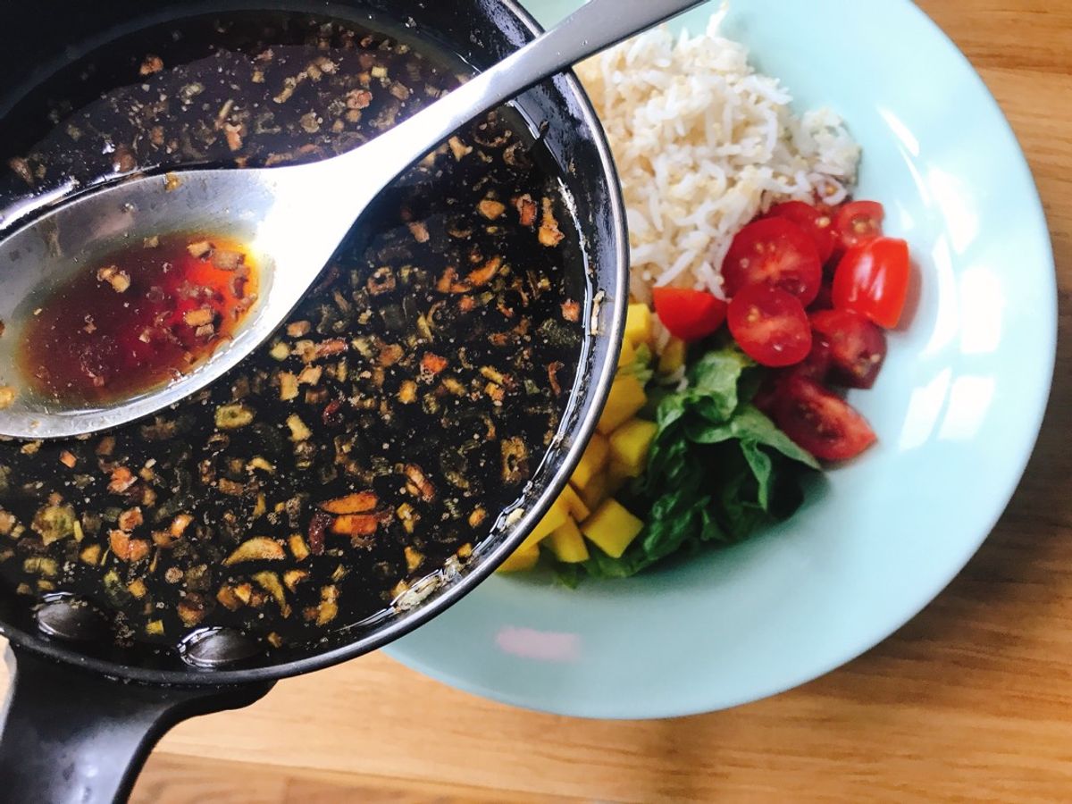 Sốt Tương Nhật Cho Món Poke Bowl (Cơm Trộn Rau Củ Thập Cẩm)