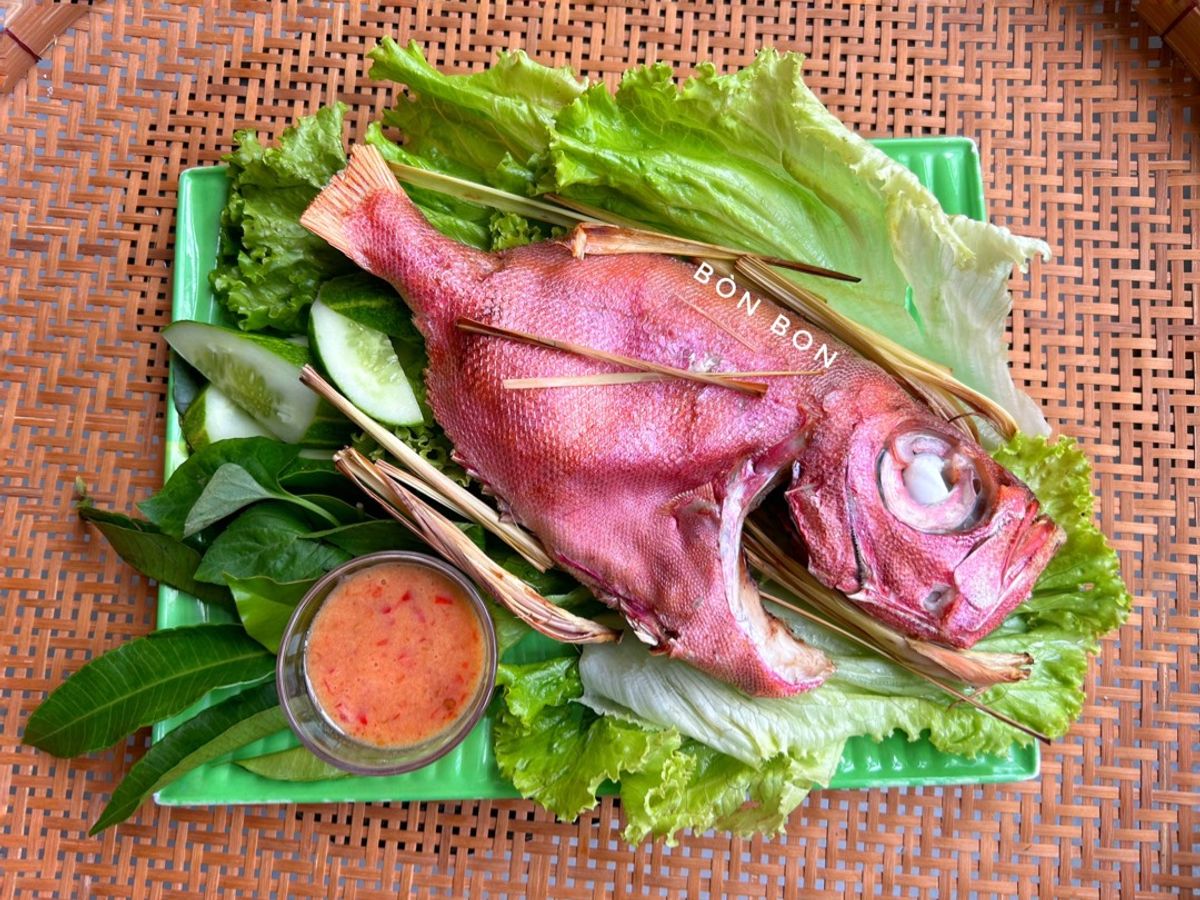 Cá Sơn Thóc Nướng Sả
