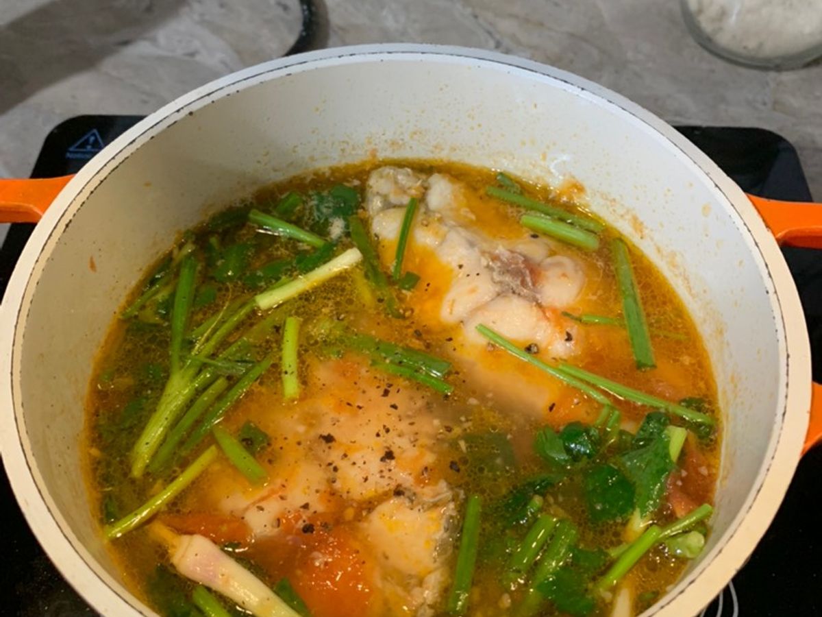 Cá Chẽm Nấu Ngót