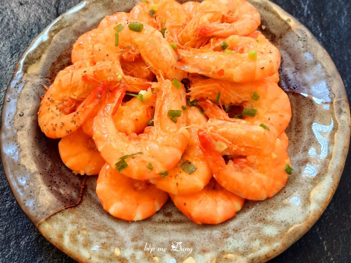 Tôm rim sữa đặc