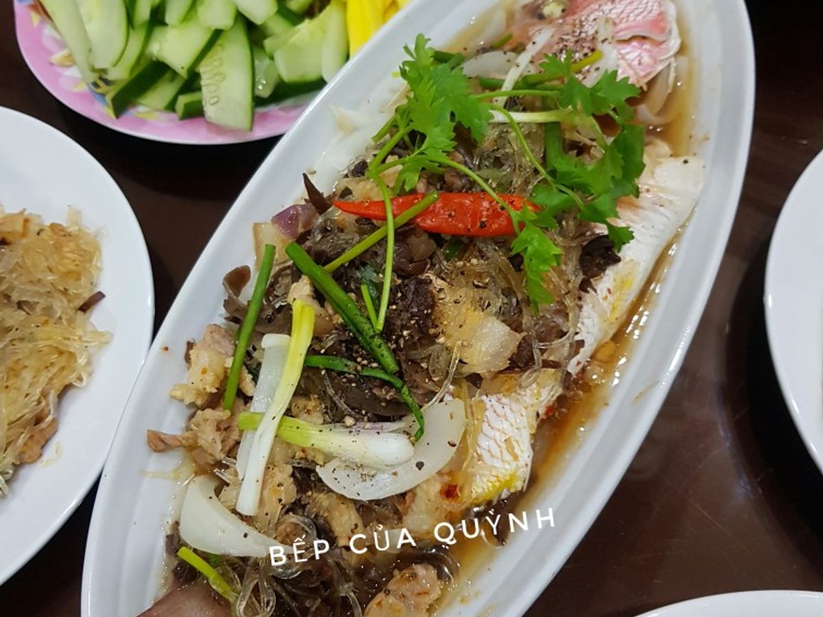Cá hồng biển hấp