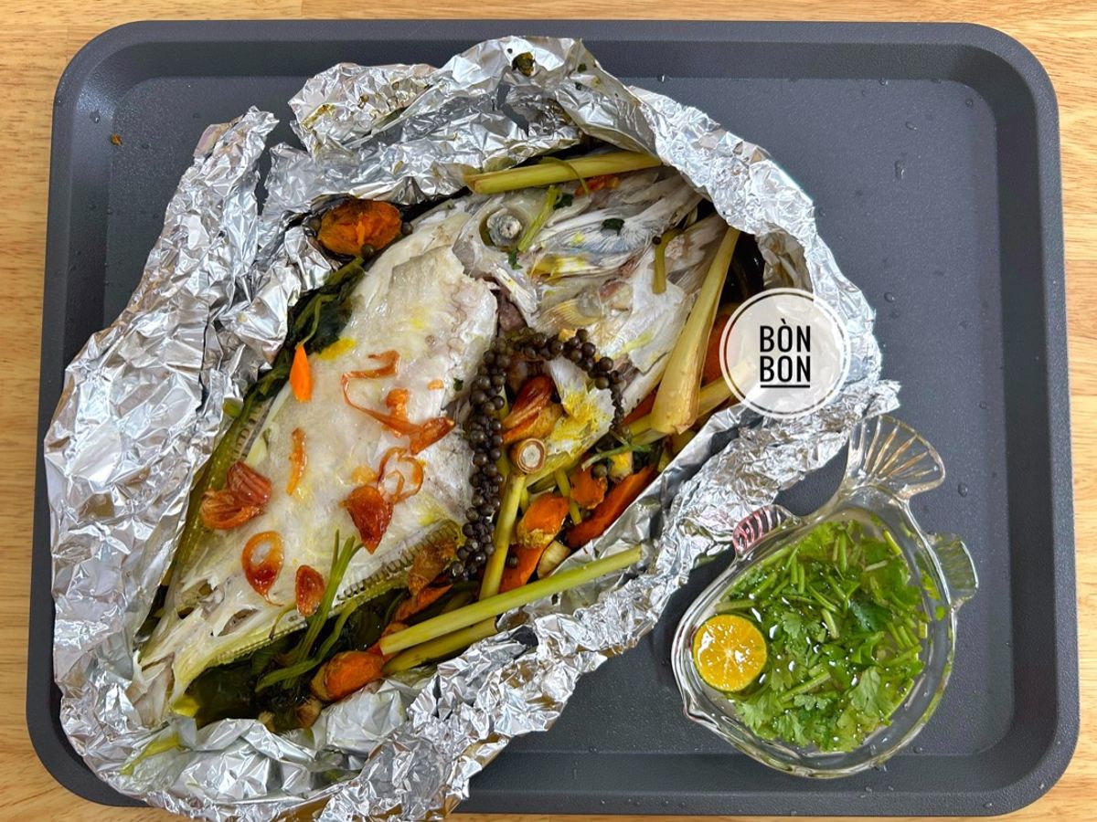 Cá Bò Da Trắng Nướng Sả Nghệ