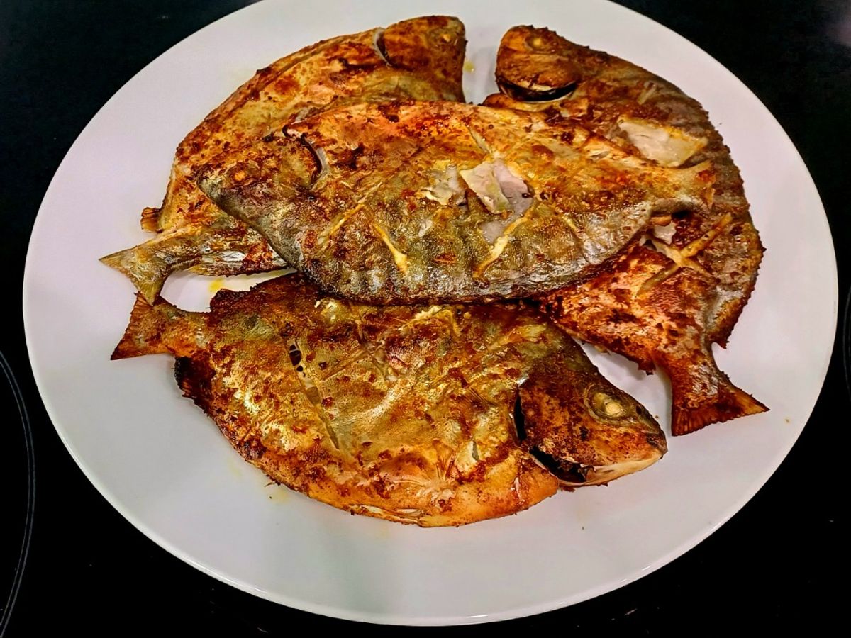 Cá hói nướng riềng, nghệ