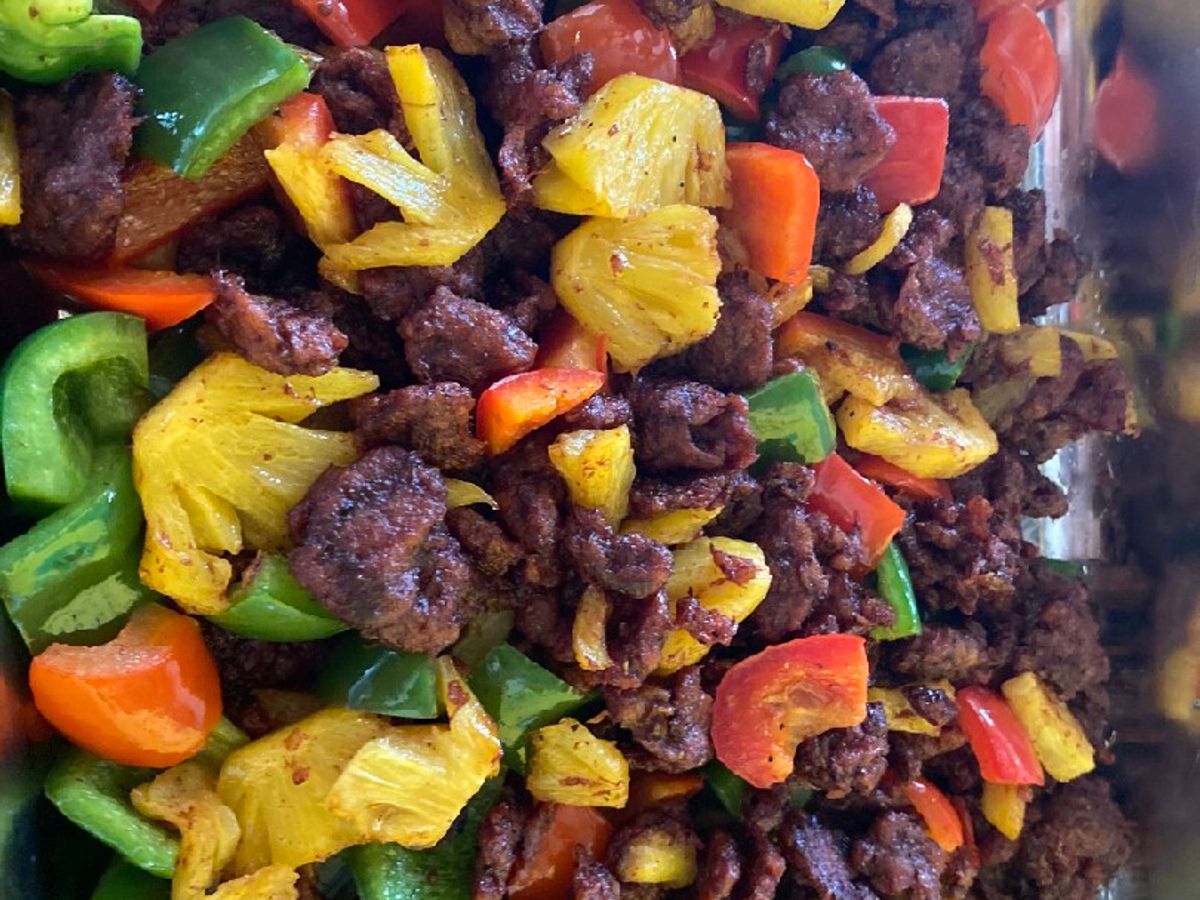 Bò xào lúc lắc chay