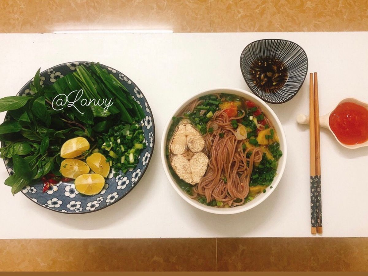 Bún cá thu healthy