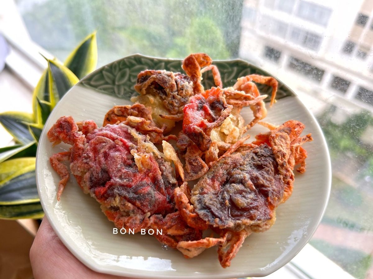 Cua Lột Chiên Bột