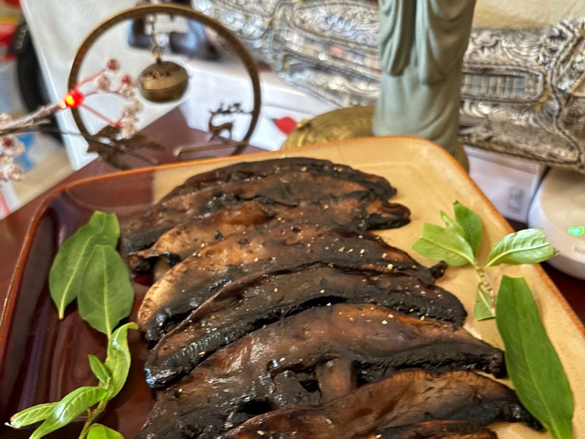 Nấm mũ kho