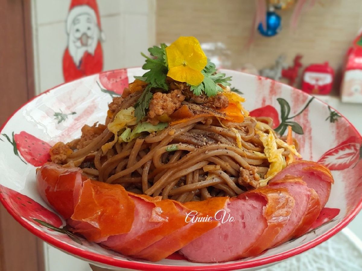 Mì soba xào rau củ