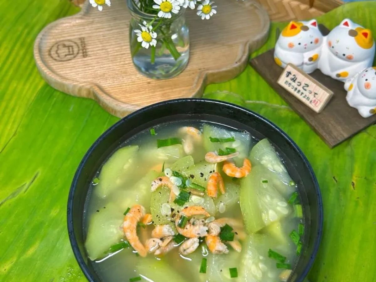 Canh Dưa Hường Nấu Tôm Khô