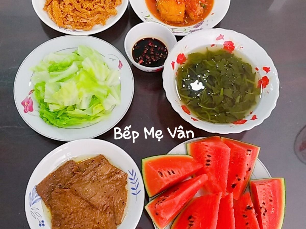 Mâm cơm chay 05
