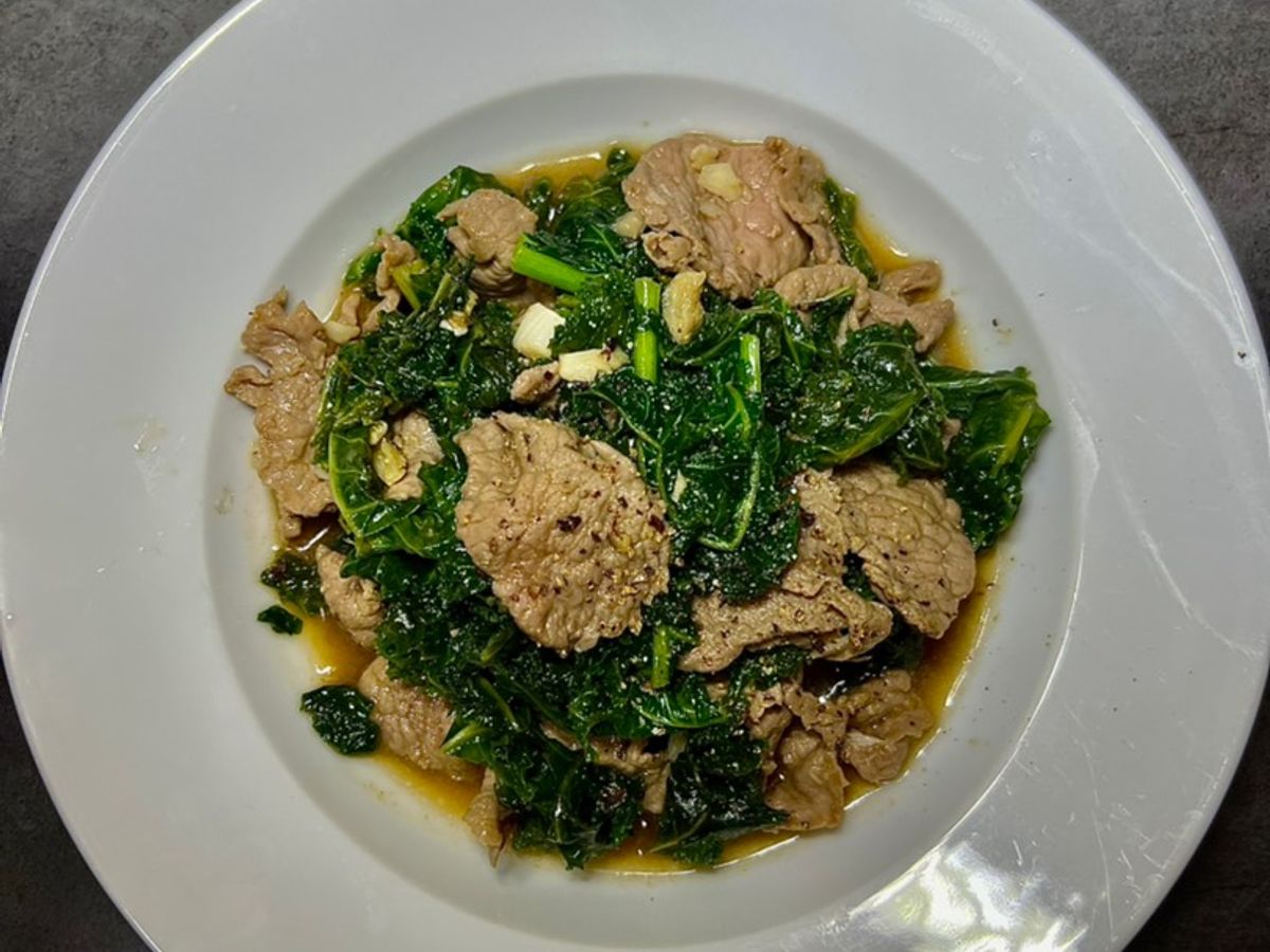Cải Kale 🥬 Xào Thịt Bò 🥩