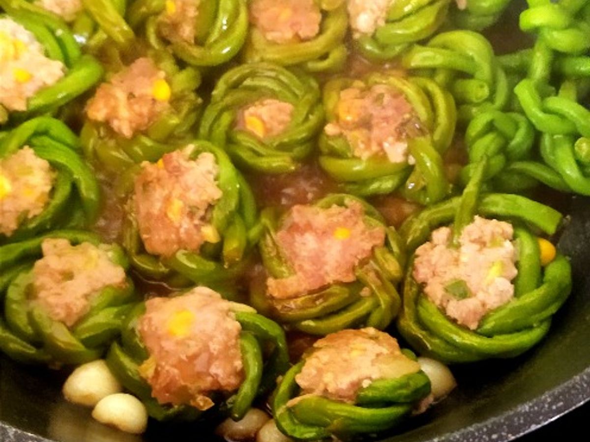 Đậu đũa cuộn thịt
