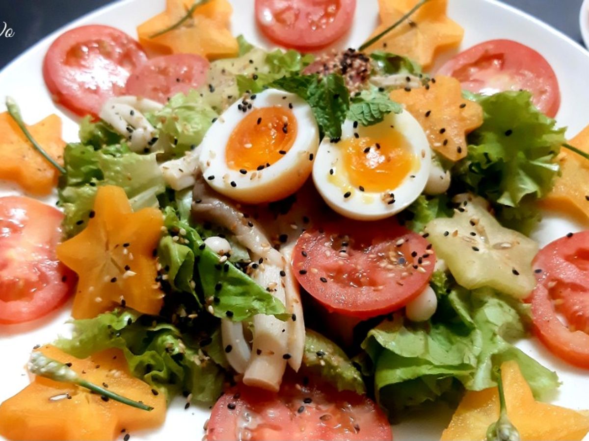 Salad khế rau củ