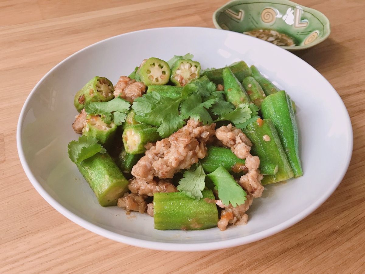 Đậu Bắp Xào Thịt Bằm