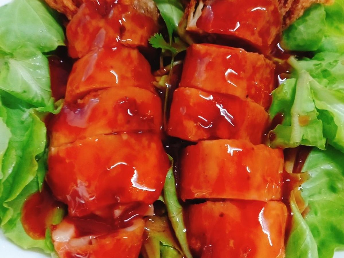 Nấm cuộn sauce cà