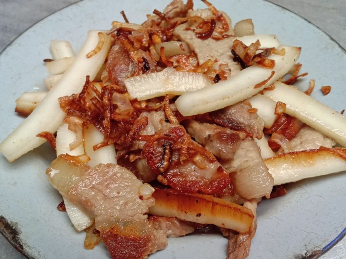 Thịt heo rang dừa