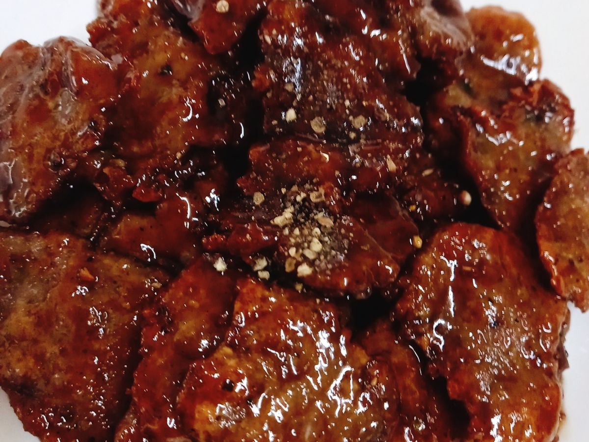 Thịt nạc kho tiêu (món chay)
