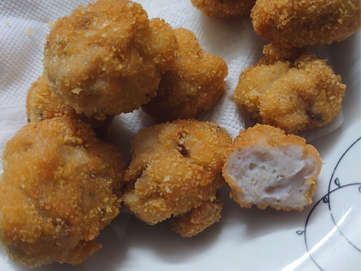 Mực viên chiên