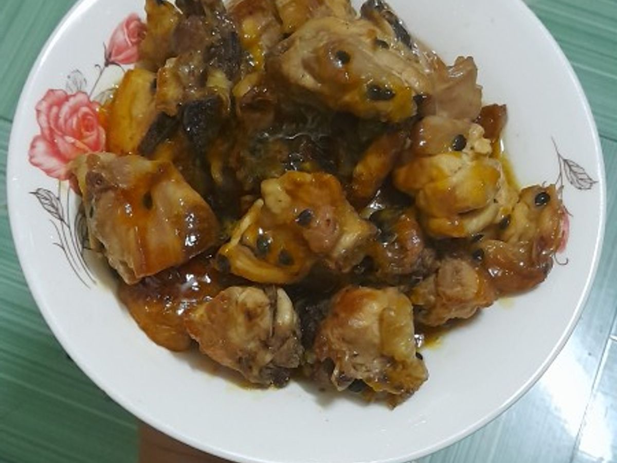 Thịt gà sốt chanh dây
