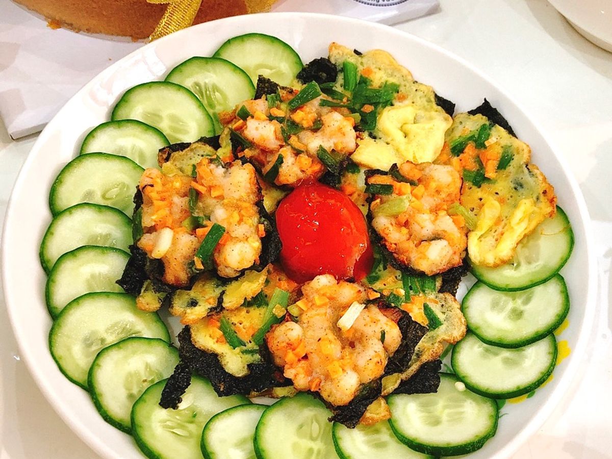Chả tôm rong biển