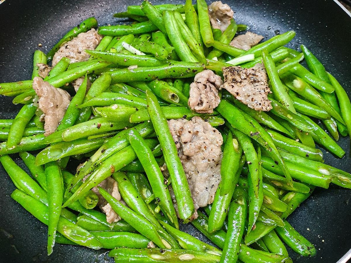 Thịt bò xào đậu que