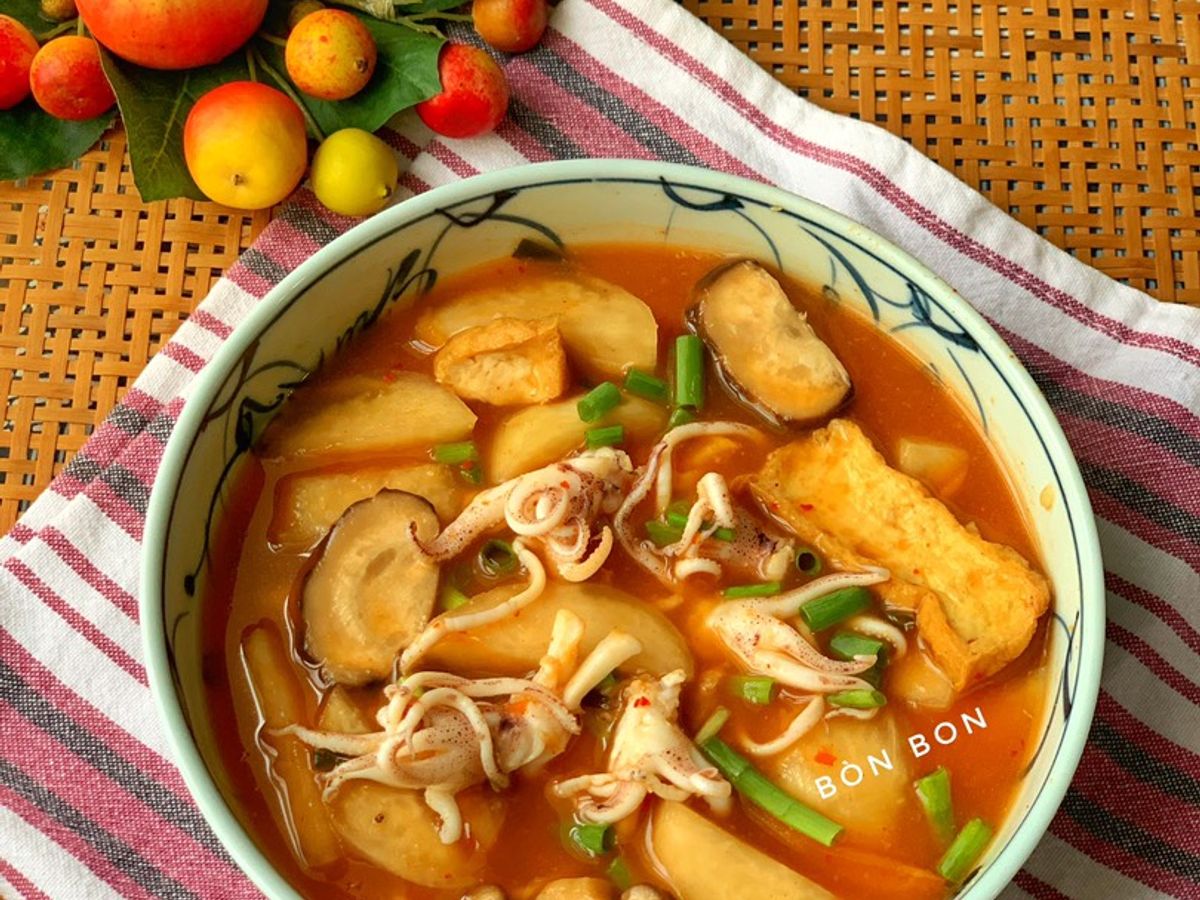 Canh Kim Chi Râu Mực