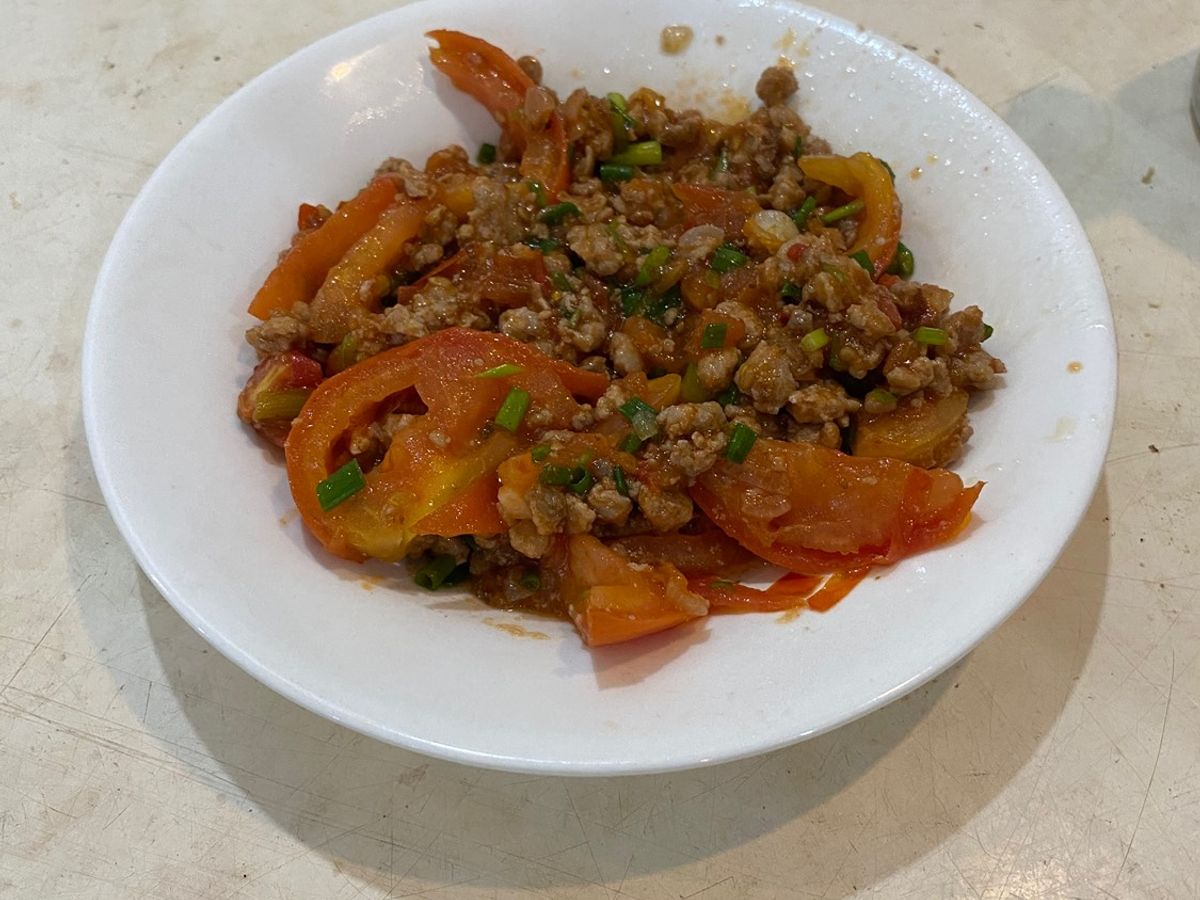 Thịt băm xốt cà chua