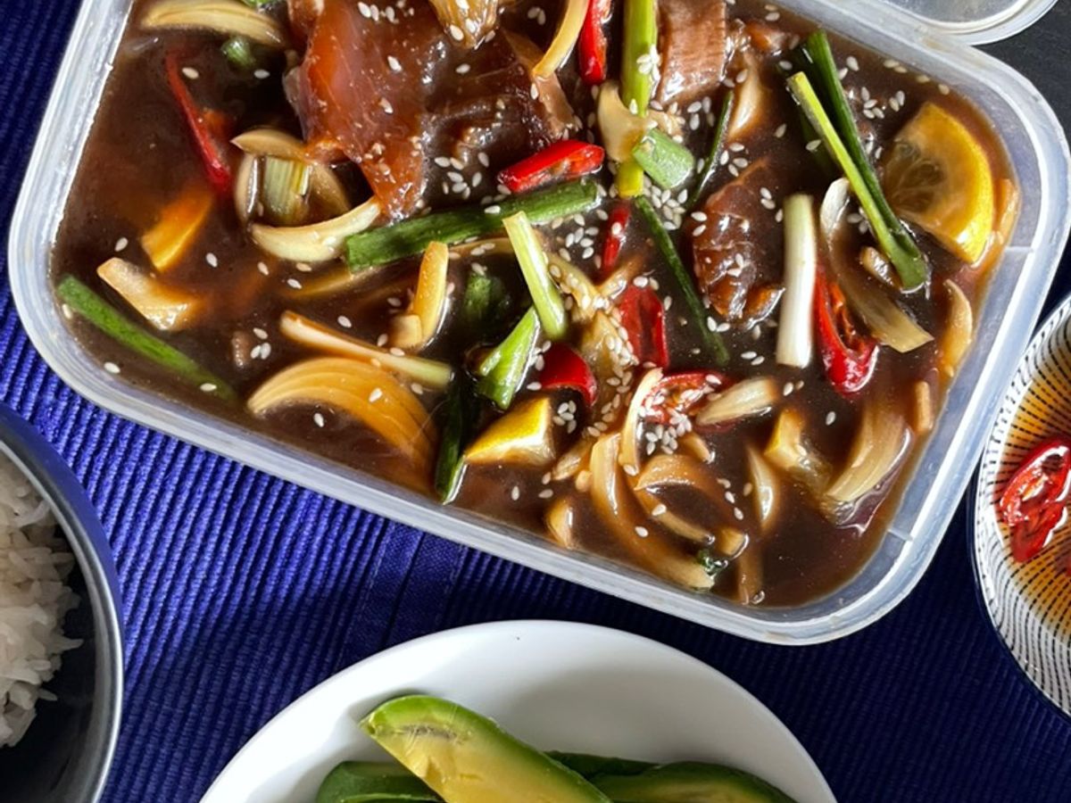 Cá hồi ngâm tương