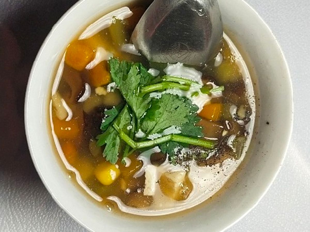Súp chay rau củ