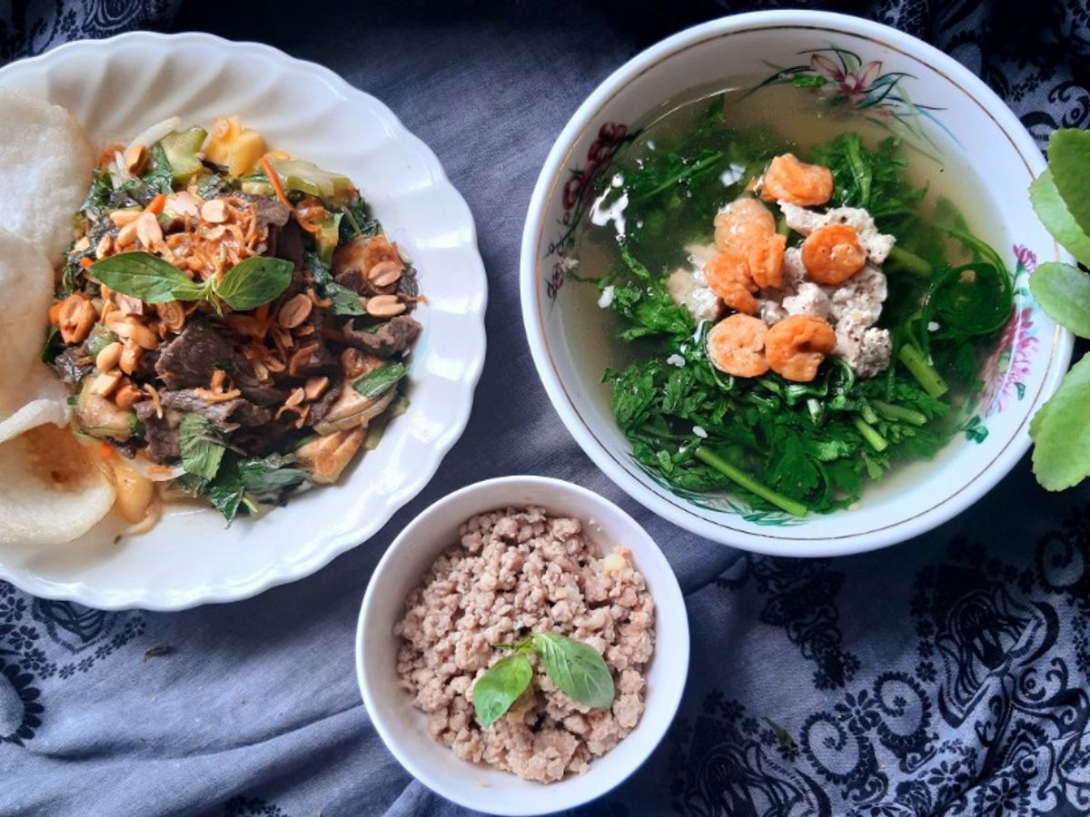 Bữa cơm nhà ngon lành và ấm áp