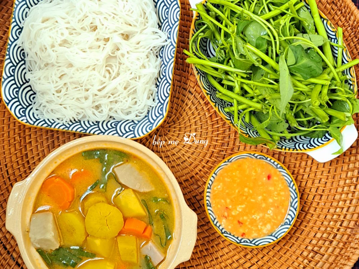 Rau củ nấu chao (món chay)