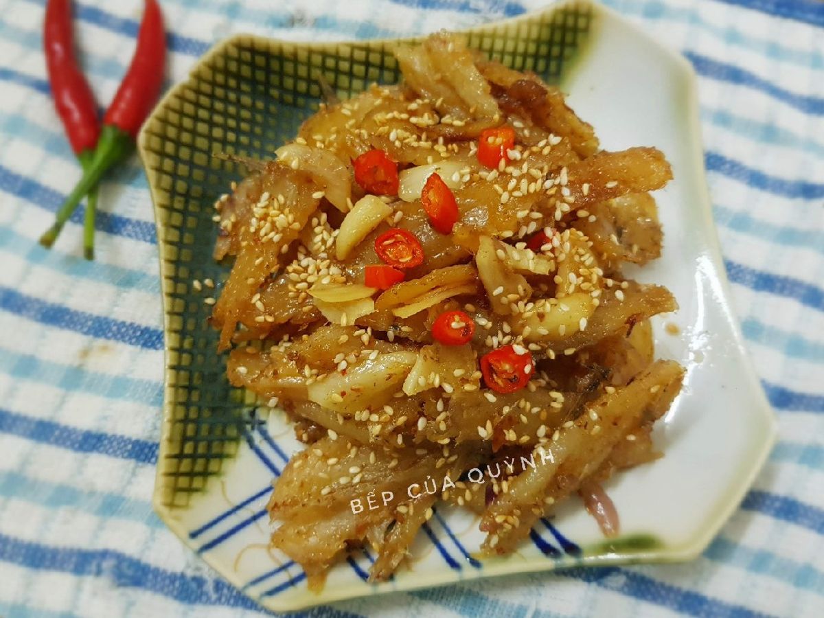 Cá chai khô rim mắm đường