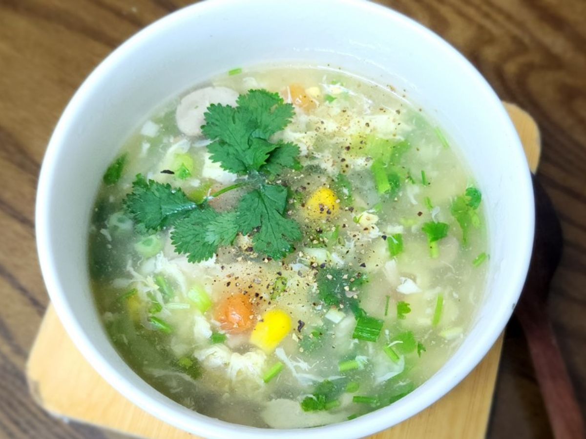 Súp gà nấm