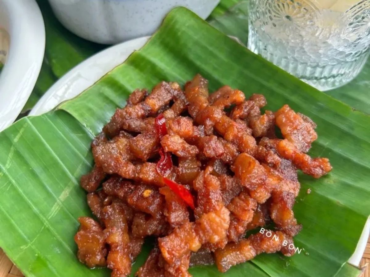 Thịt Ba Rọi Xào Mắm Ruốc