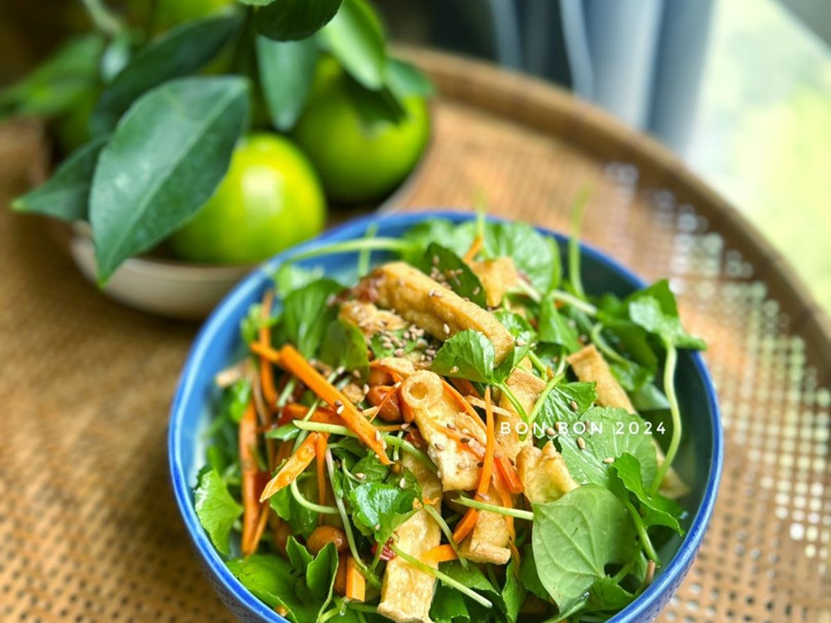 Gỏi Rau Má Đậu Hũ Chay