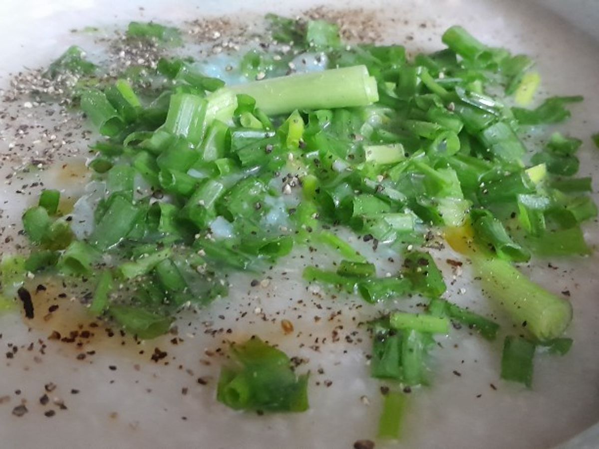 Cháo thịt xay đơn giản