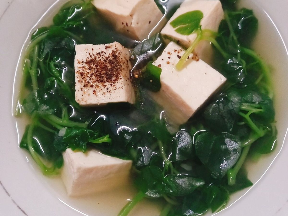 Canh càng cua tàu hũ