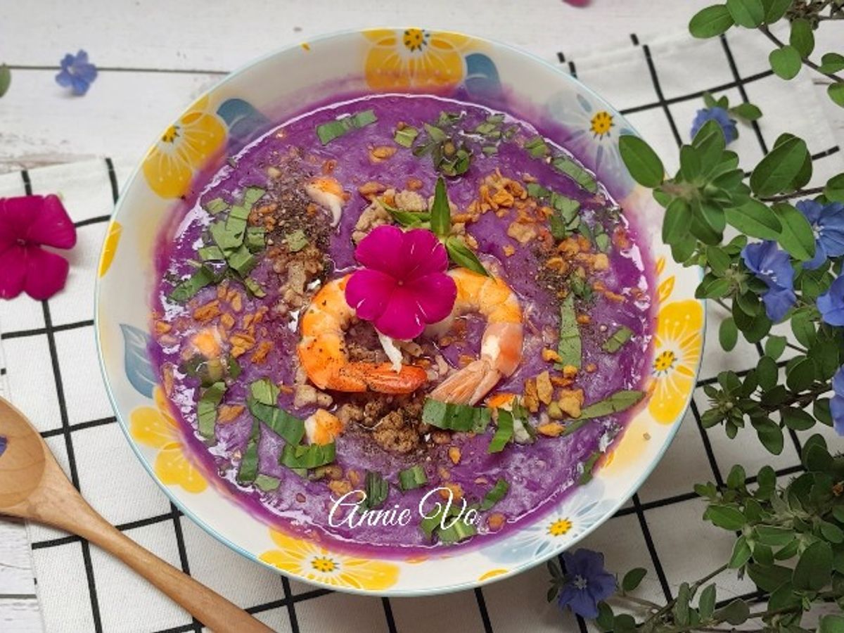 Canh khoai mỡ tôm thịt