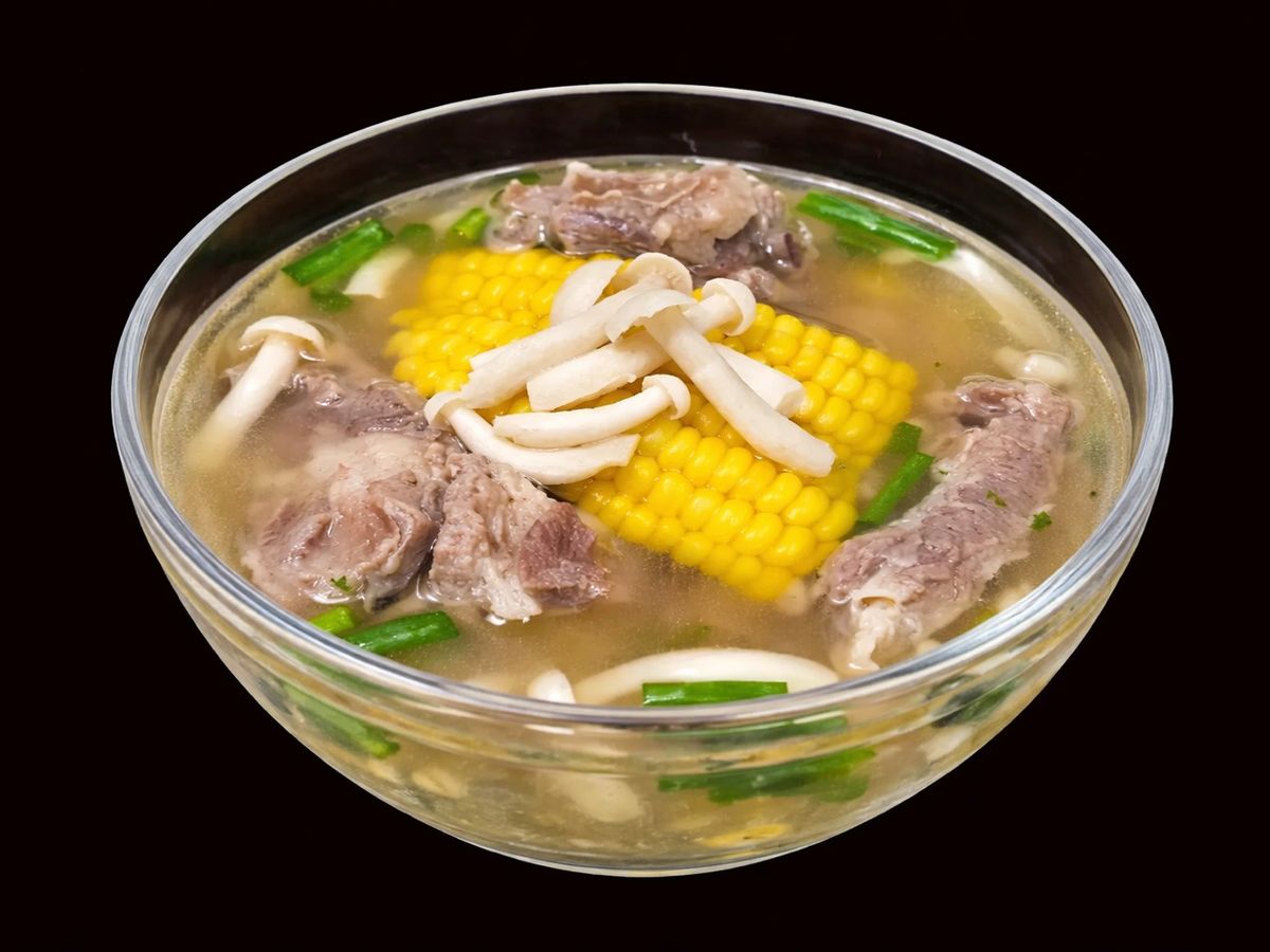 SP.0678 - Canh Sườn Hầm Bắp Nấm