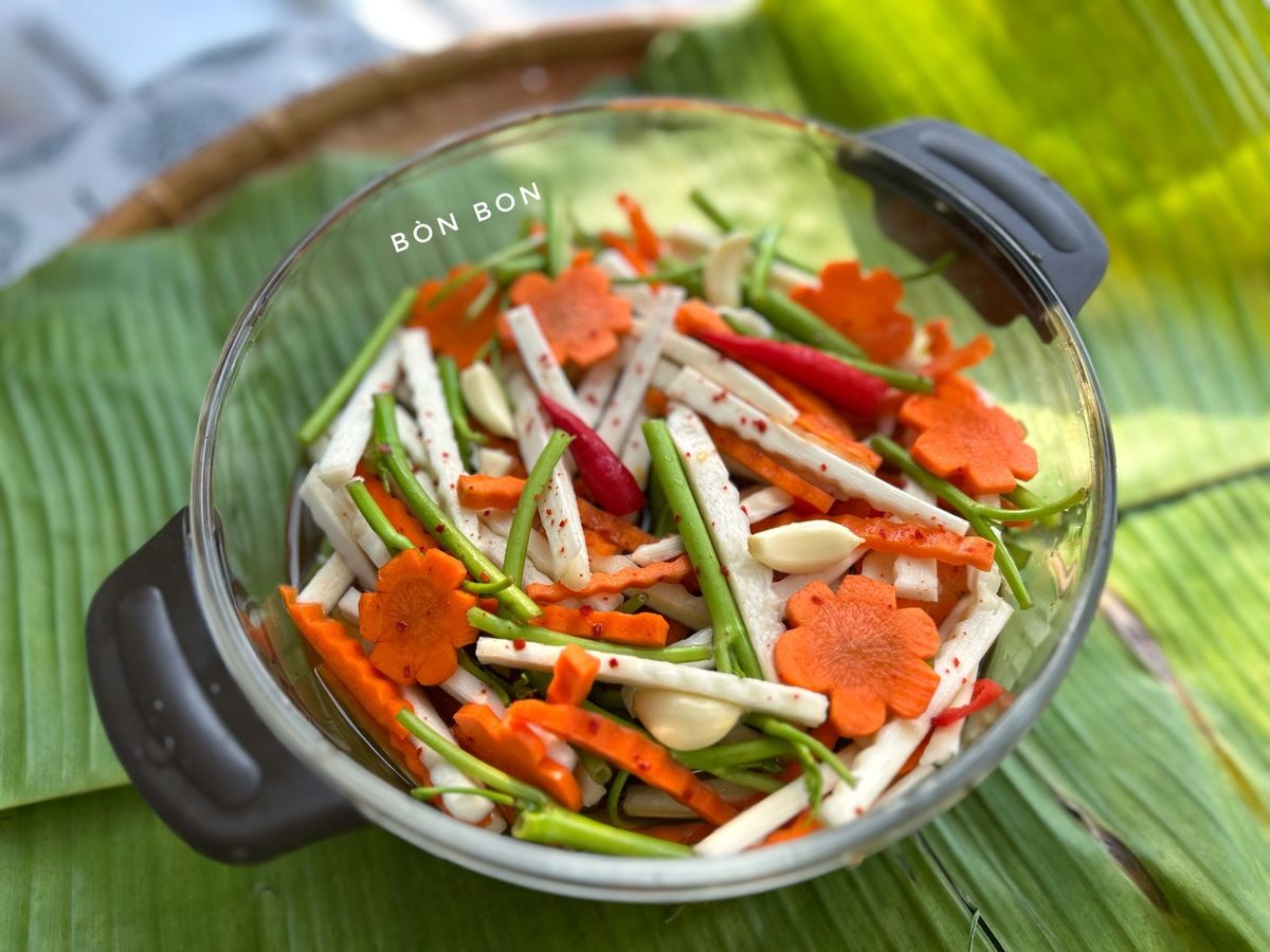 Dưa Rau Muống Củ Hũ Dừa Chua Ngọt