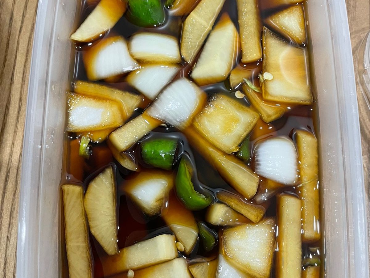 Rau Củ Ngâm Tương Chua Ngọt Hàn Quốc (장아찌)