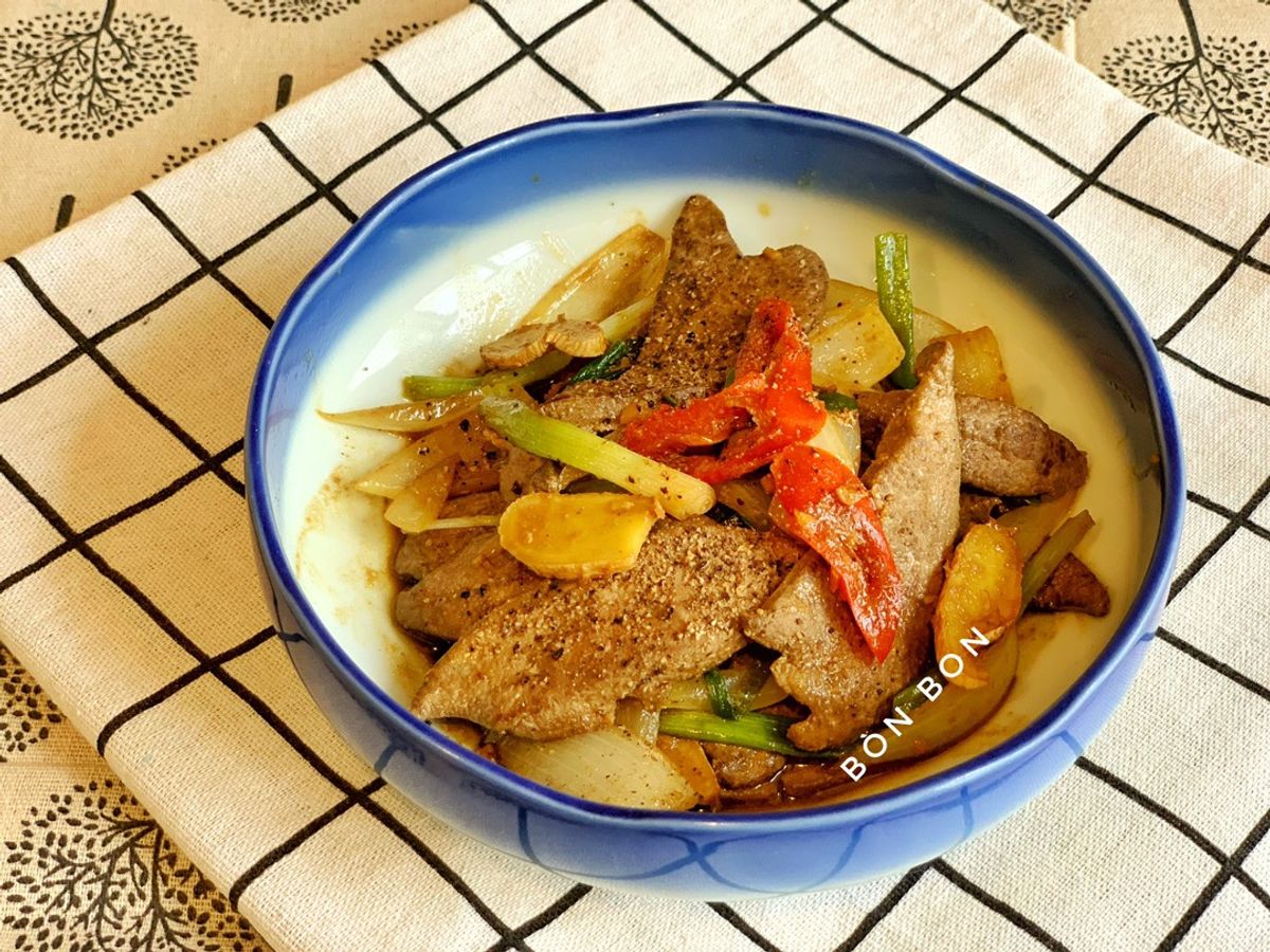 Gan Heo Xào Ngũ Vị