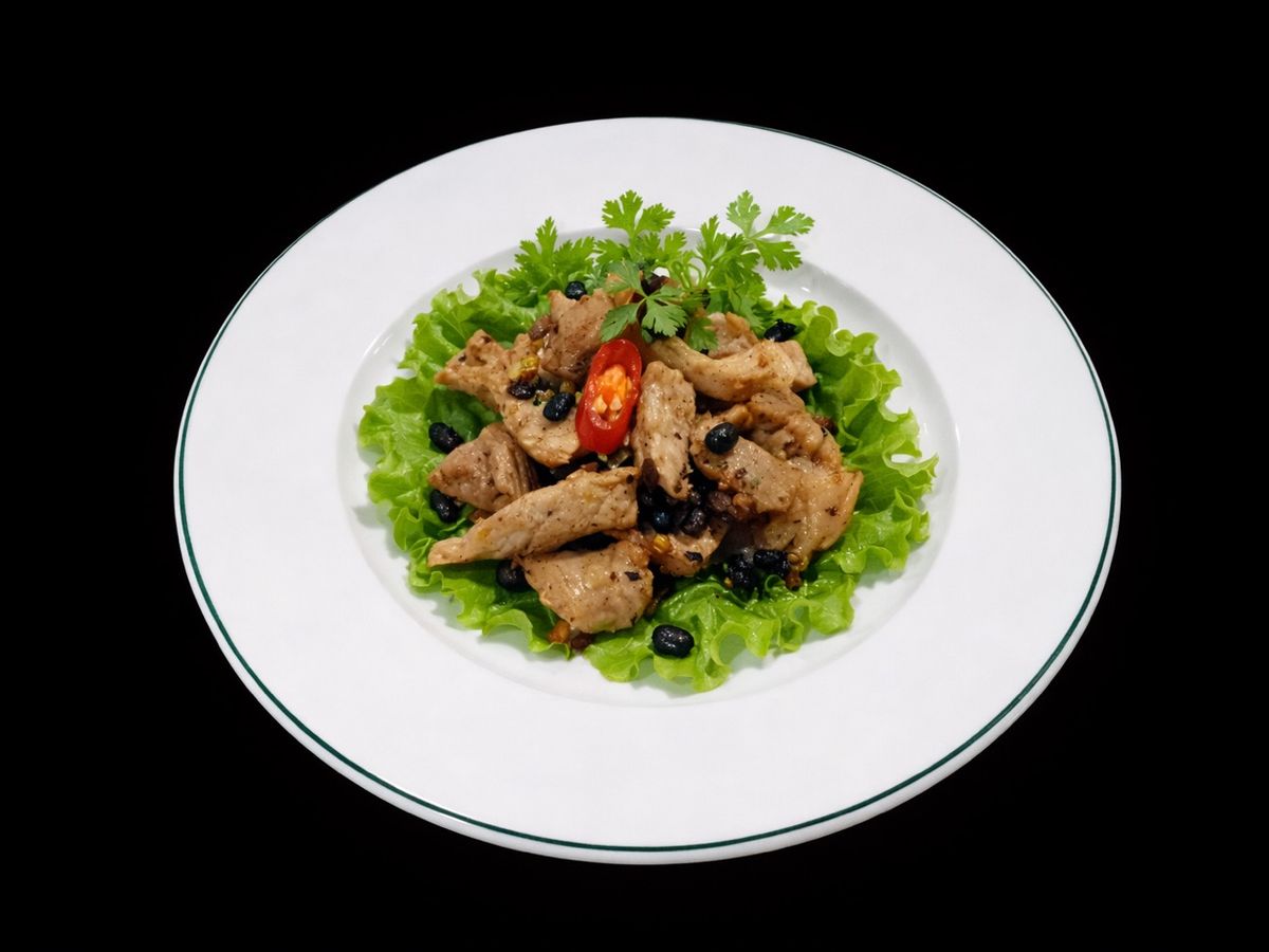 SP.0702 - Thịt Heo Cháy Tỏi Tàu Xì