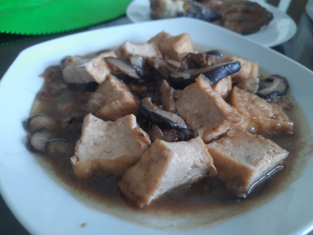 Đậu phụ sốt nấm
