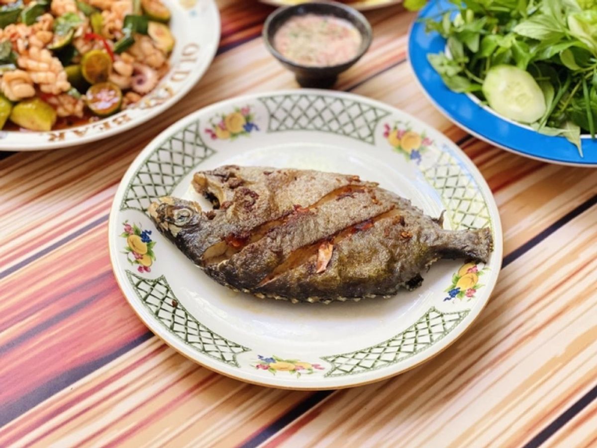 Cá Dìa Chiên Muối Ớt
