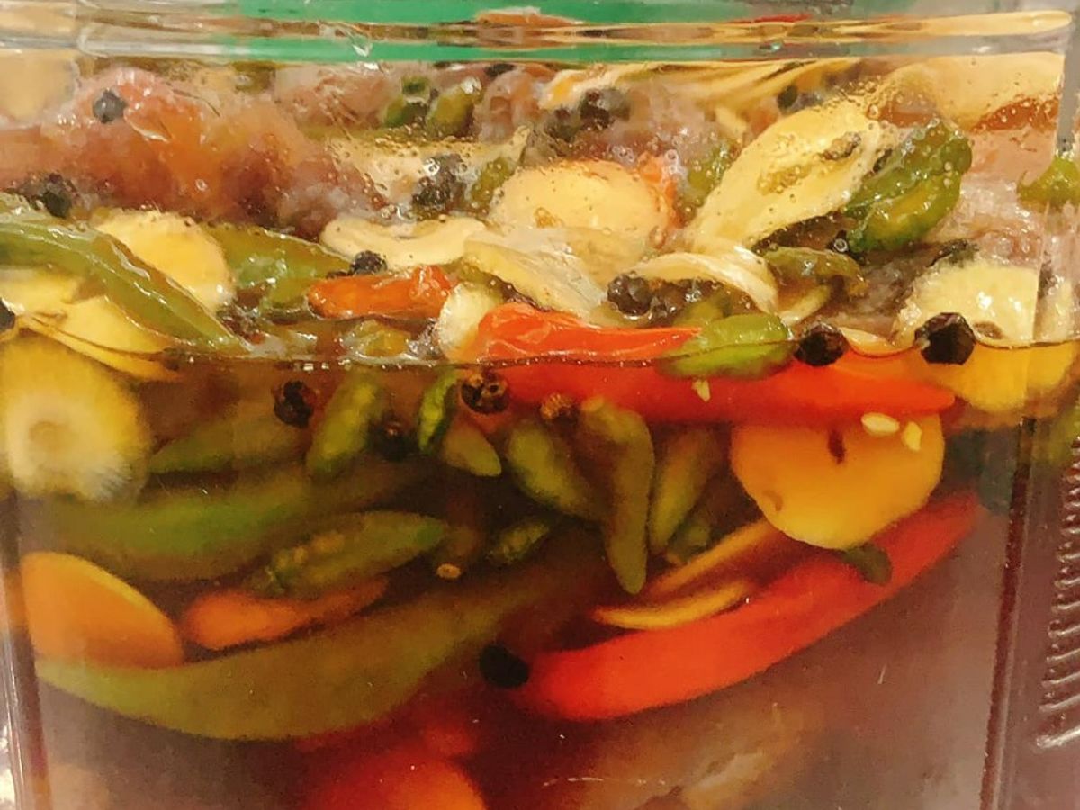 Thịt heo ngâm mắm