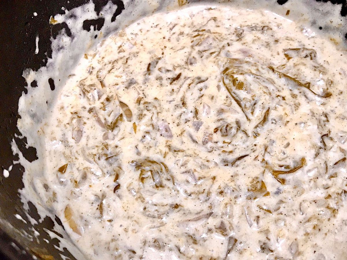 Sốt Kem Rau Chua (Lá Chút Chít)