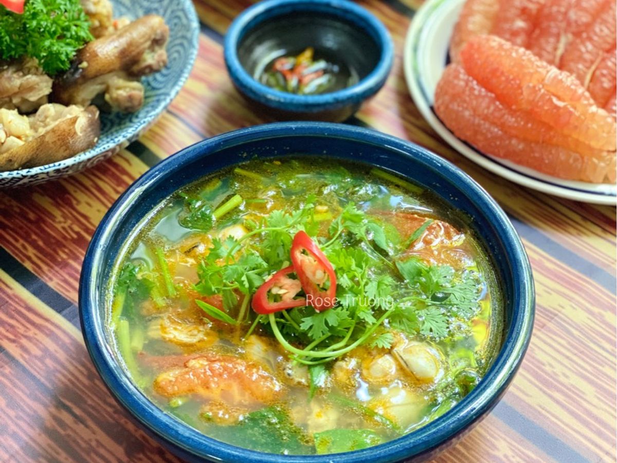 Canh Hàu Nấu Rau Răm