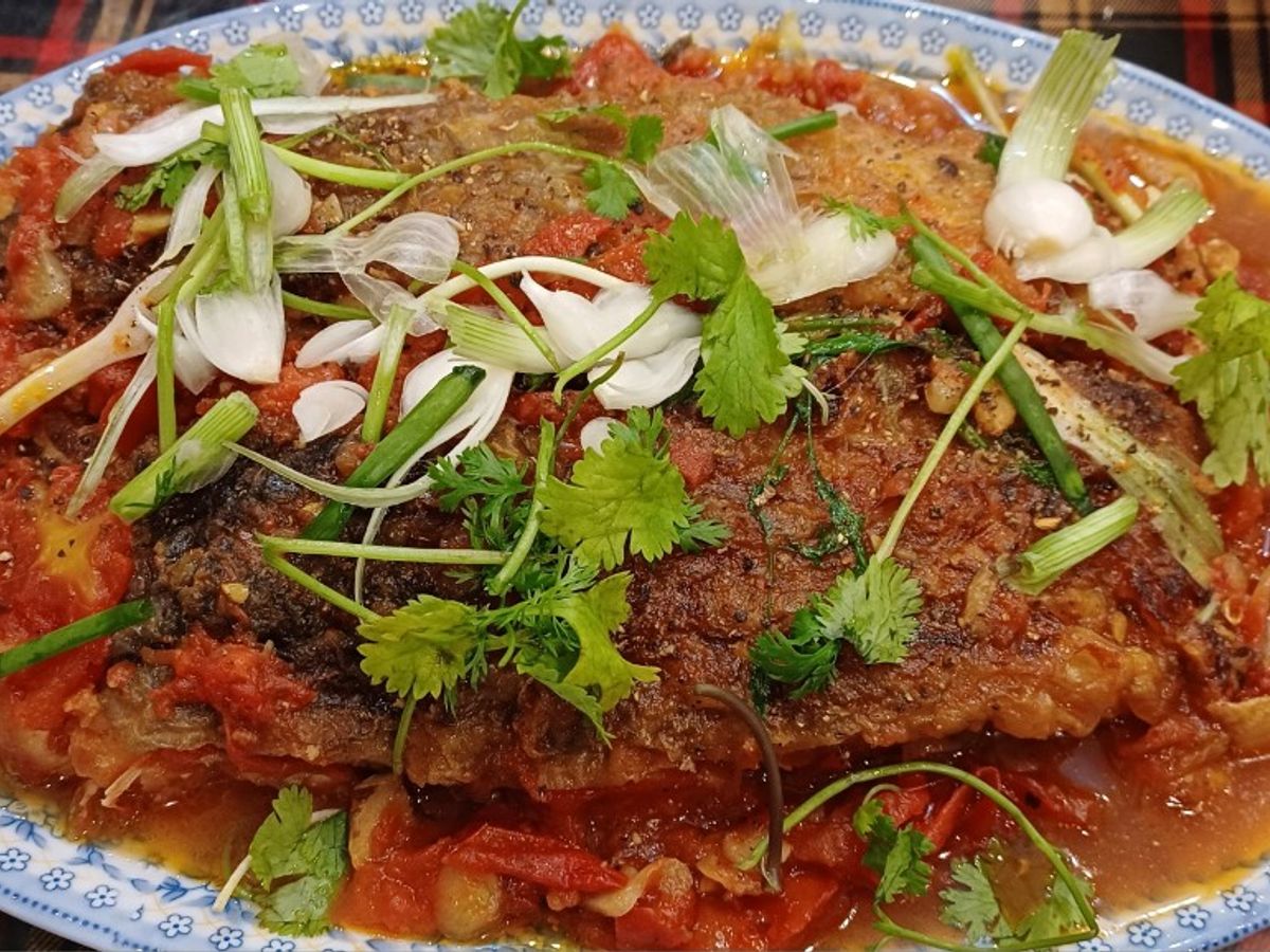 Cá trắm đen sốt cà