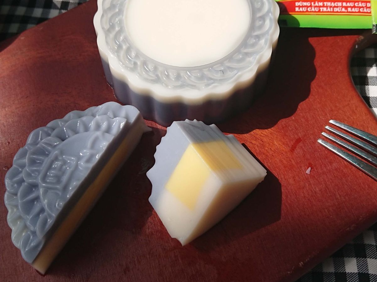 Flan rau câu không cần hấp
